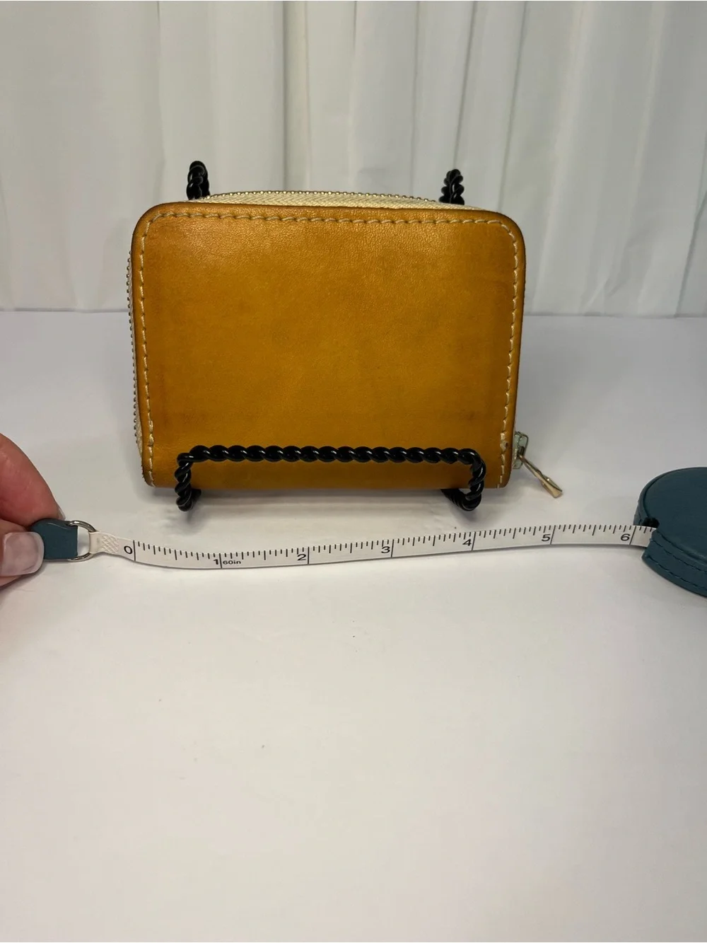 Portland Leather Goods Compact Wallet - Mustard Brown